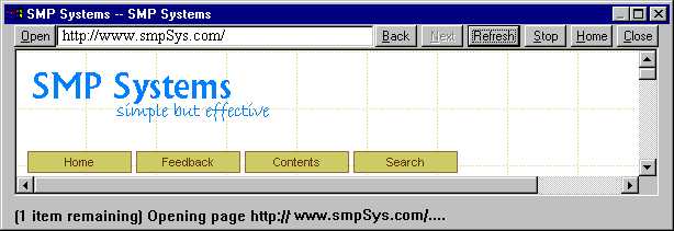 Home page of SMP Systems